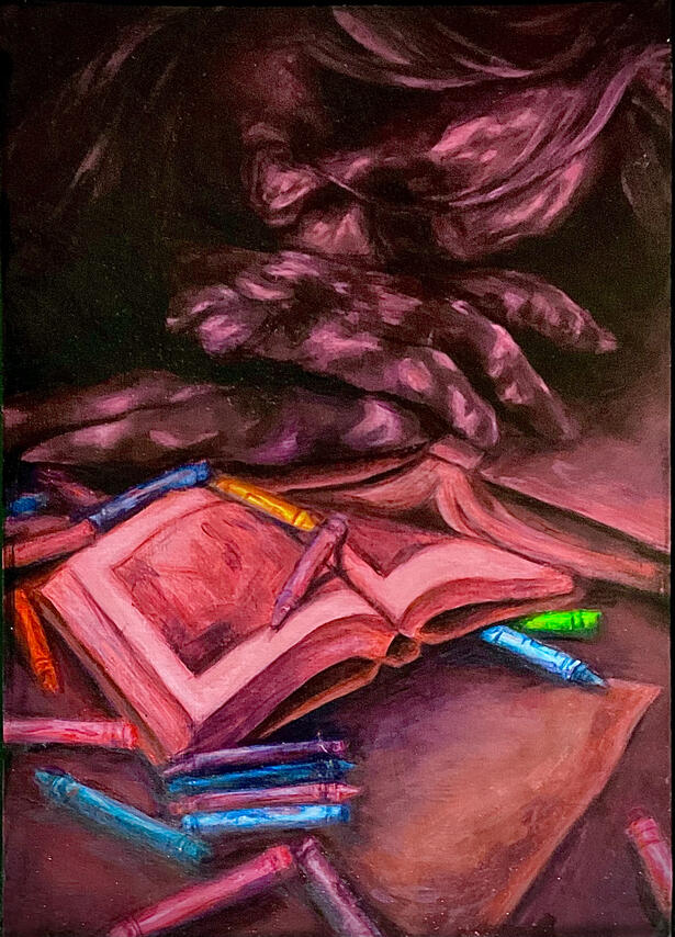 Acrylic on card, 2024 Acrylic on card, 2024
