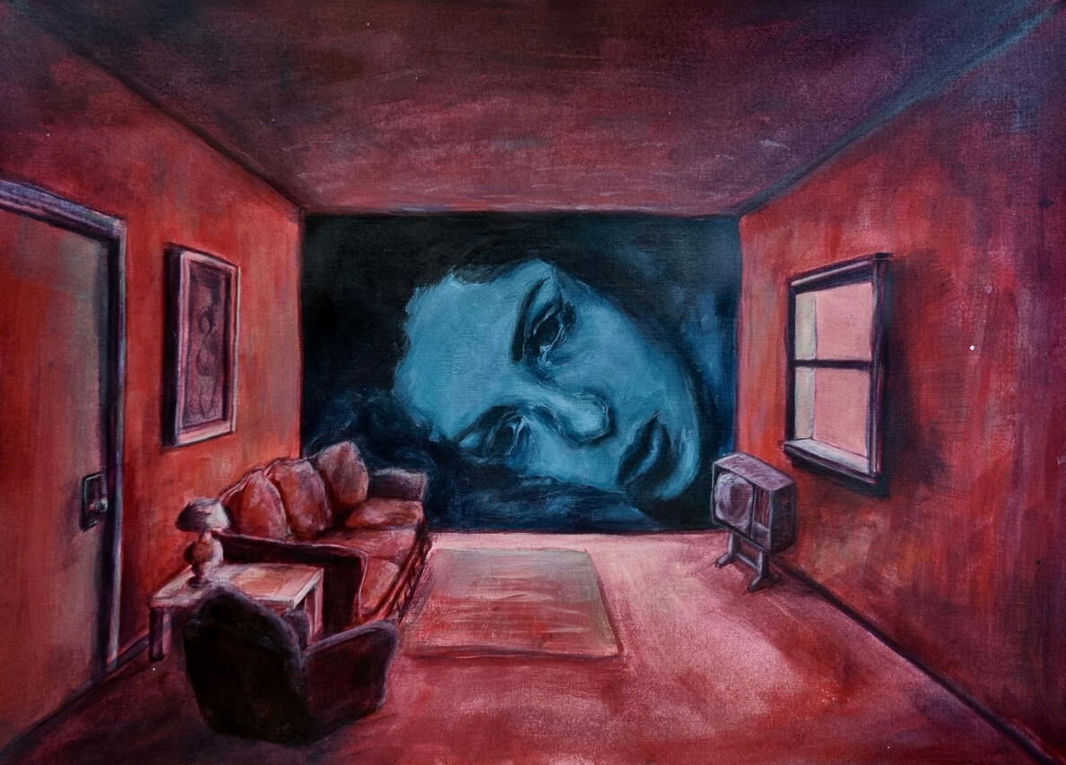 Acrylic on card, 2026 Acrylic on card, 2026