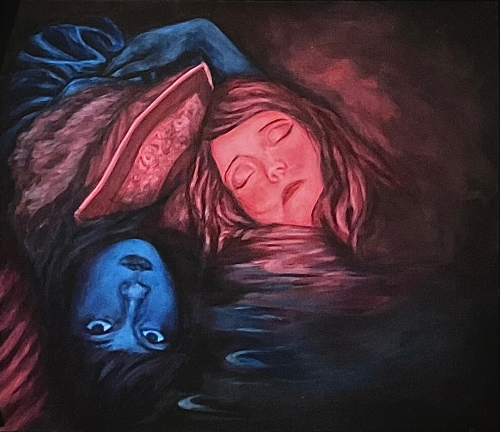 Acrylic on card, 2024 Acrylic on card, 2024